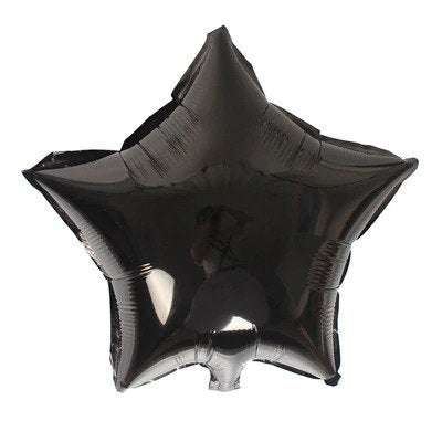 black foil balloon in avengers theme 
