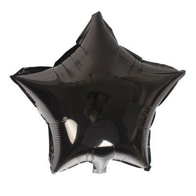 black Star shape Foil balloons