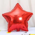 Red Star shape Foil balloons 