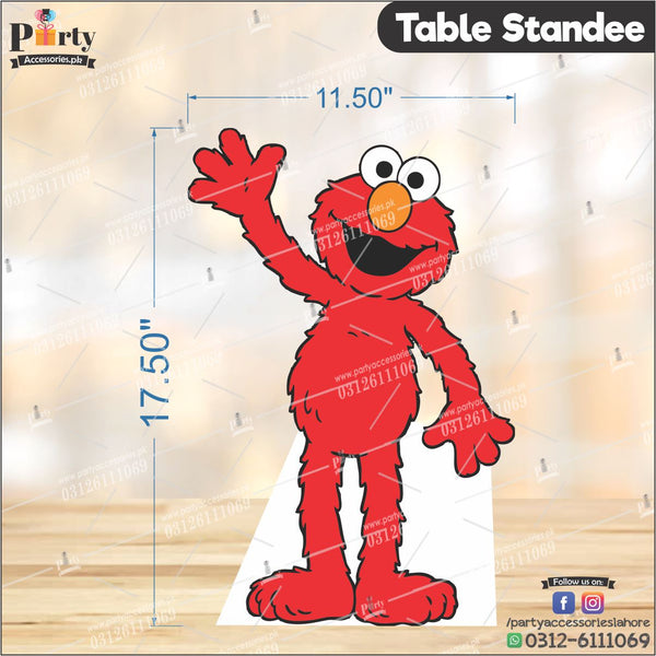 Elmo theme Table standing character cutouts