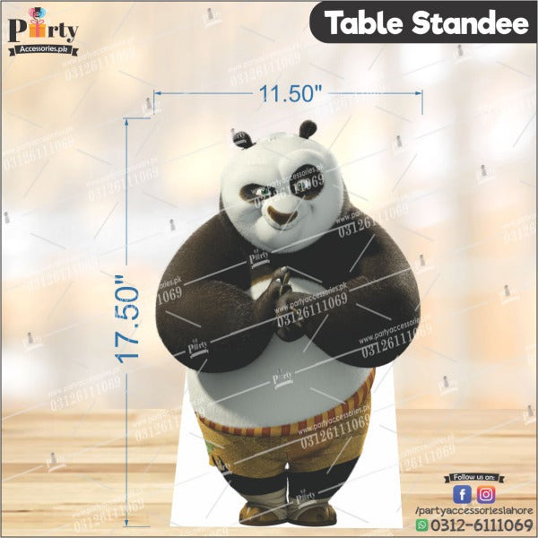 Customized Kung fu Panda theme Table standing character cutouts