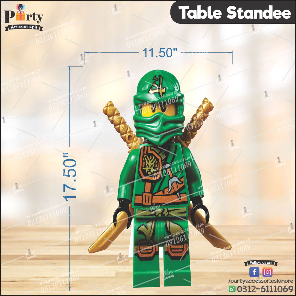 Customized Ninjago theme Table standing character cutouts