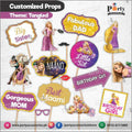 Customized props set for Tangled Rapunzel theme birthday party