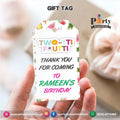 Tutti Fruiti theme Birthday Party Gift / Thank you tags