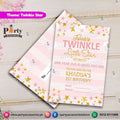 Customized Twinkle Twinkle theme Party Invitation Cards for birthday parties