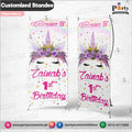 Customized Welcome Standee for Unicorn theme party