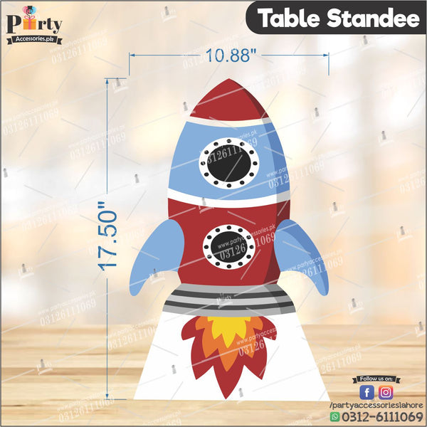 Customized Outer Space theme Table standing character cutouts